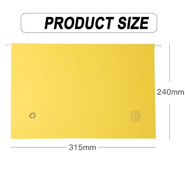 IC 5 stk Hengende Organizer Filmapper A4 Oppbevaringsholder for