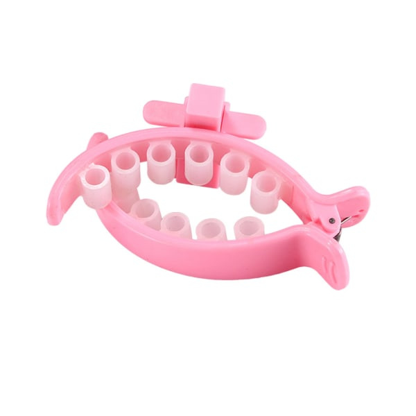 IC Hundbajssamlare, Handsfree Hundbajspåsar Pooper Scooper Clip Set Hundsvanshållare med 23 Bärbara Engångspåsar för Hundavfall (L (Rosa))