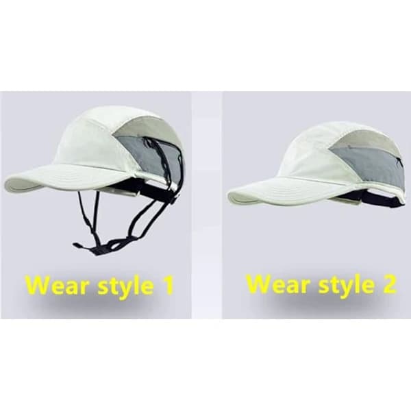 Quick-drying surf hat with adjustable chin strap for surfing, water sports and as a baseball cap