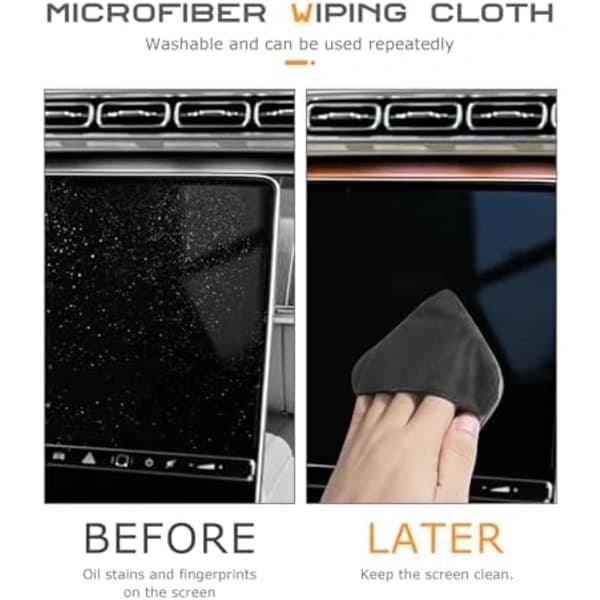 Car Screen Cleaner, Car Touch Screen Cleaner, Car Accessories Car Screen Wipes, Foldable Car Screen Cleaning Cloth