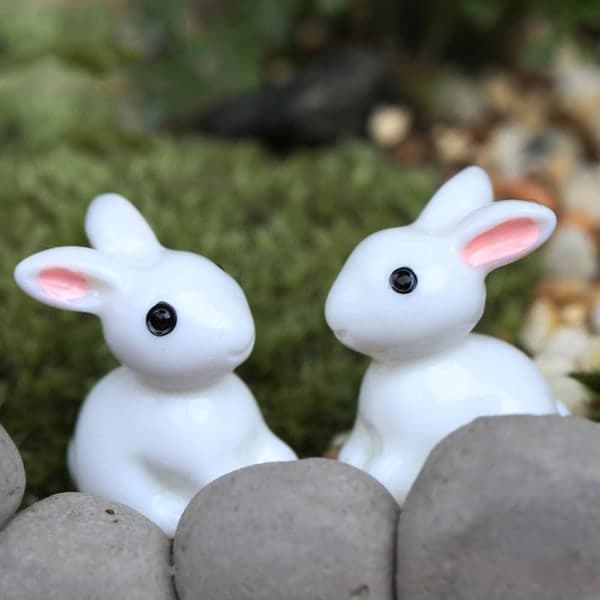 10-pack Miniatyrkanin Blomkrukor Prydnader