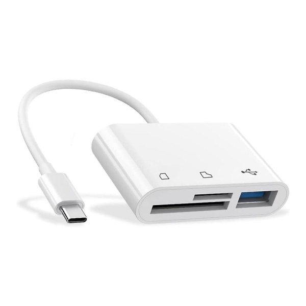 IC SD TF minnekortleser, kompatibel med Ipad Pro, Macbook Pro/Air
