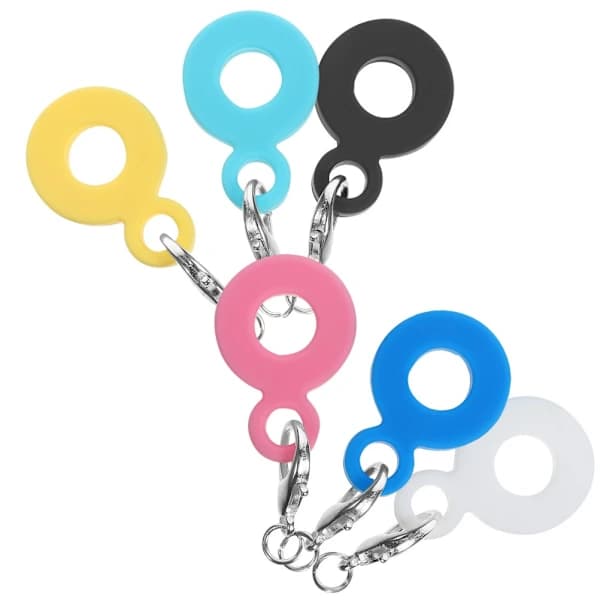 6 Pcs Straw Decorations Reusable Straw Pendants Straw Silicone Charms Portable Props