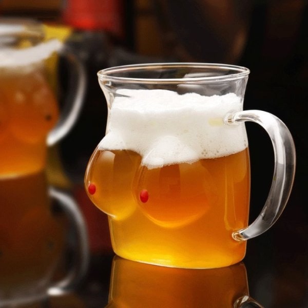 Kreativ Kroppsformad Glaskopp Glasögon Vinkopp Sexig Damform Transparent One Size
