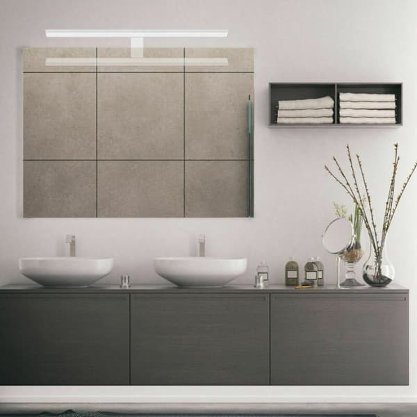 LED Baderomsspeil Frontlys, 6000K 8W Sminkespeil Lys, IP44, Hvitt Lys, 60cm