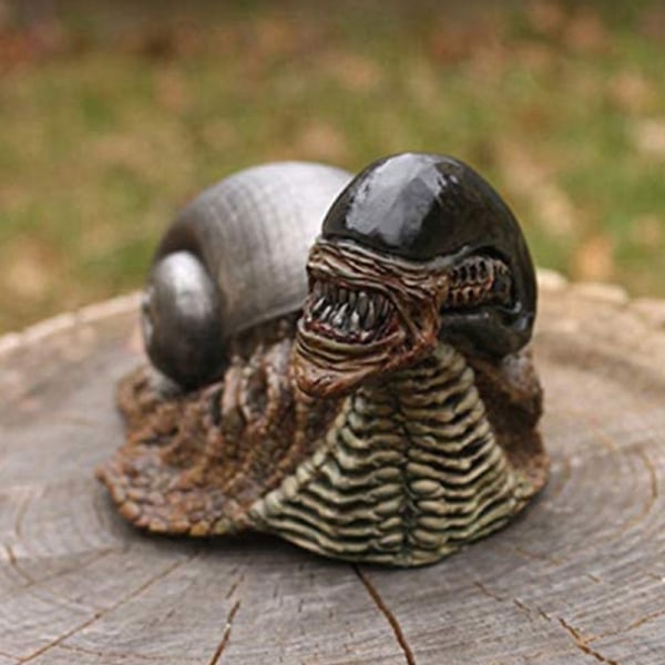 IC Aliens Snegl Statue Figur Statuer Model Dukke Fødselsdagsgaver Re Sort one size