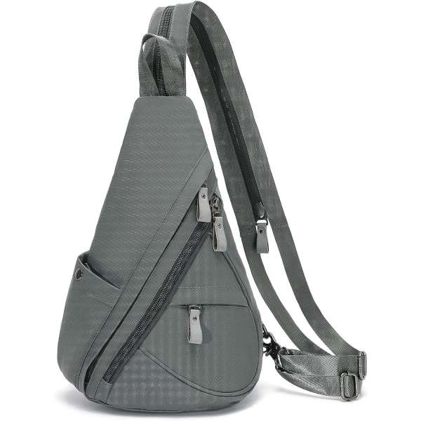 IC Canvas Sling Bag - Liten Crossbody ryggsäck Shoulder Casual Daypack ryggsäck för män kvinnor