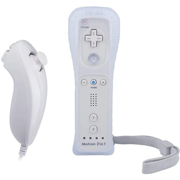 2-i-1 Integrerad Wiimote Motion Plus-kontroll och Nunchuck