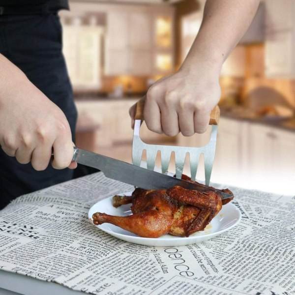 IC Mahogny Kødafbryder Grillværktøj