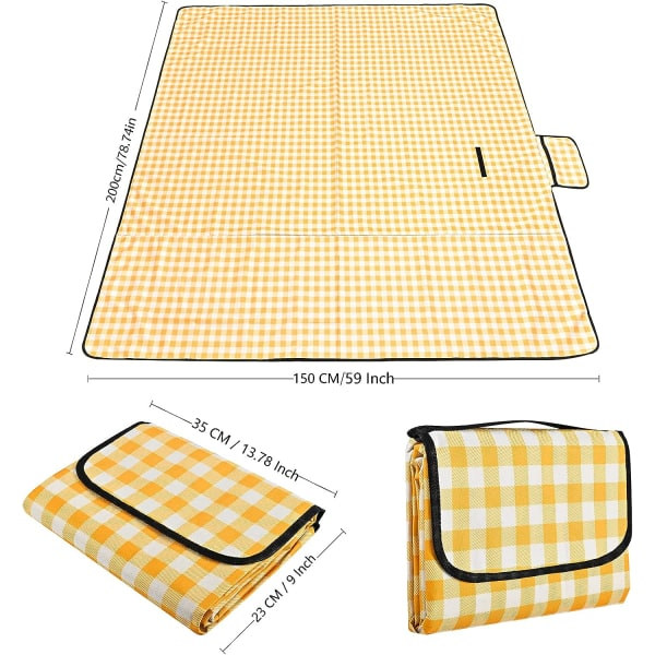 Picknickteppe Strandteppe Picknickmatte Sandtett Vanntett