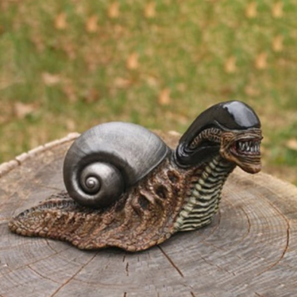 IC Aliens Snegl Statue Figur Statuer Model Dukke Fødselsdagsgaver Re Sort one size