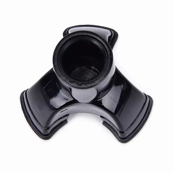 Gummiknop til vandrestav, slidstærk, sort, 19 mm