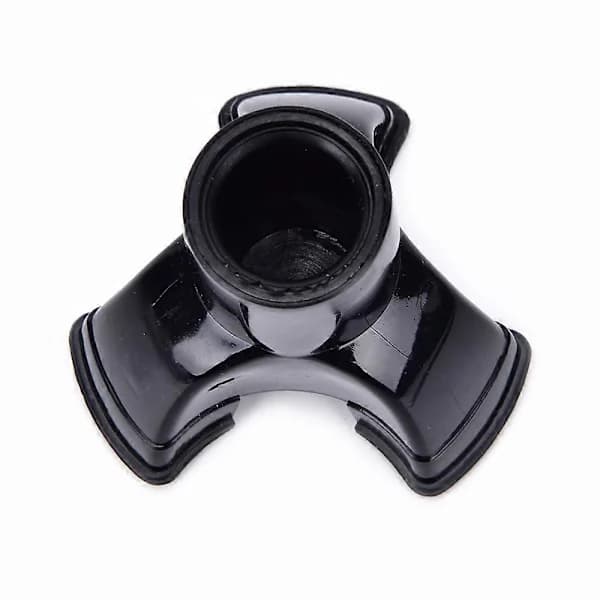 Rubber knob for trekking pole, durable, black, 19 mm