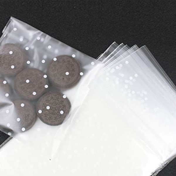 IC Selvforseglende poser for hjemmelaget godteri og dessert 200 stk kake side