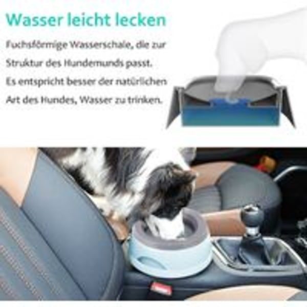 IC Flytande Husdjursvattenkopp, Spillfri, Hundkattvalpkopp