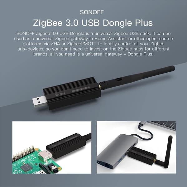 IC CNE ZigBee 3.0 USB Dongle Plus, TI CC2652P-koordinator