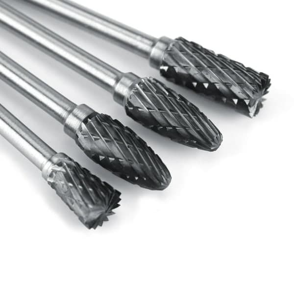 10 st Volframkarbid Roterande Frässet Skaft 3mm Fräs