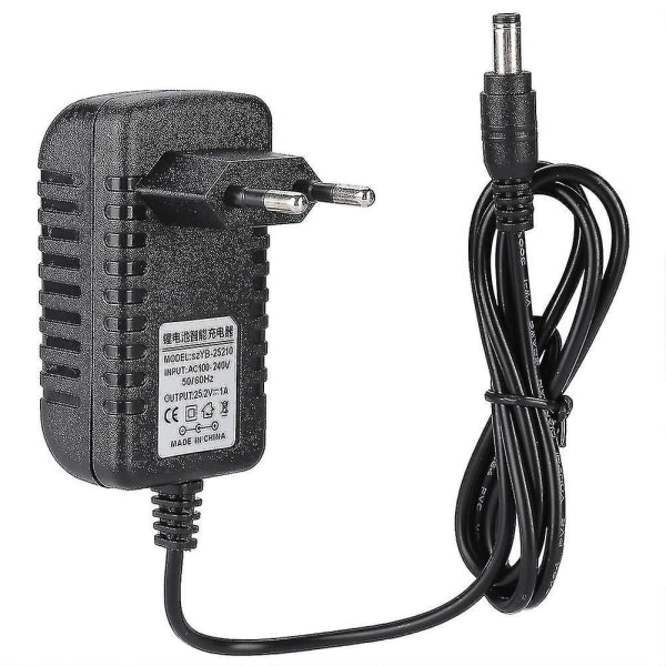 25,2V/1A Hurtigopladning Li Ion-opladeradapter 100-240V Indgang Multi Eu-stik null none