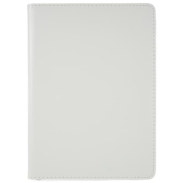 iPad 9.7 2017 2018 Fodral 360° Roterande Stativ Auto Sleep Wake Skyddsfodral för Visning Vit White Vit