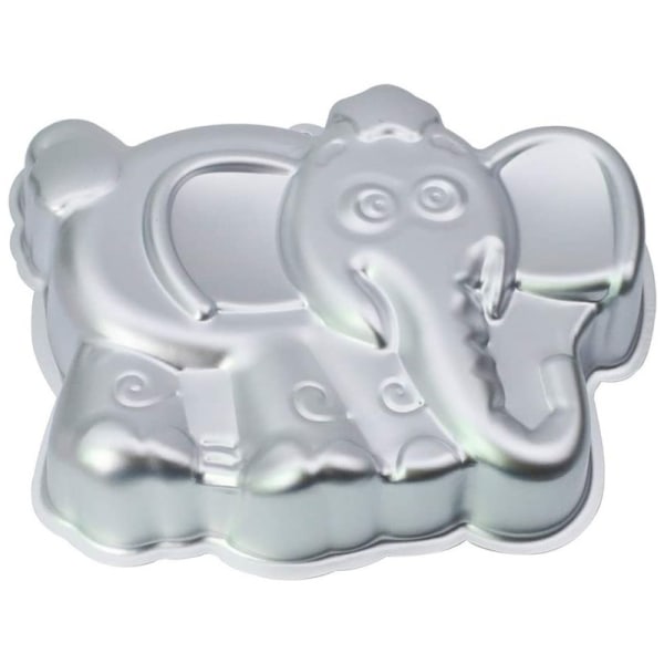 IC 3D Elephant Bakpanna Aluminium form DIY Födelsedagstårtform Form