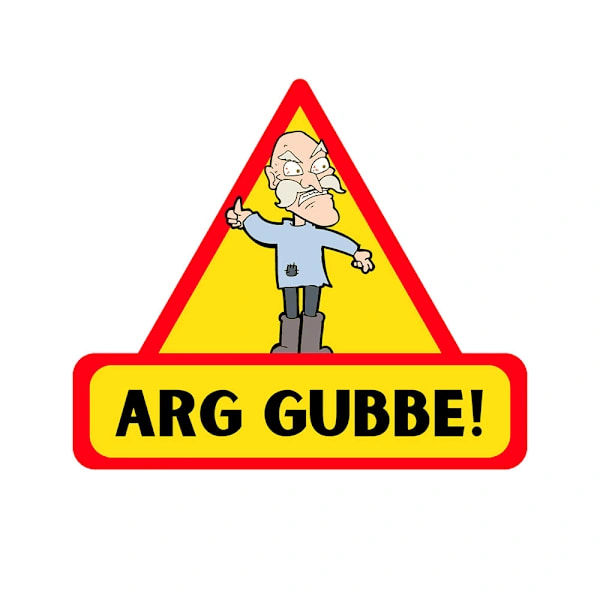 Car Decal - Angry Old Man