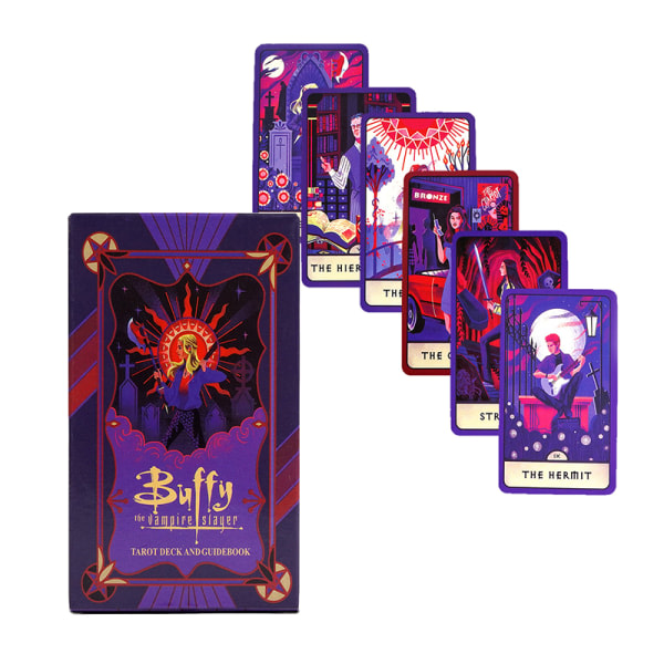 IC Buffy the Vampire Slayer Tarot Prophecy Divination Deck Family Flerfärgad en one size