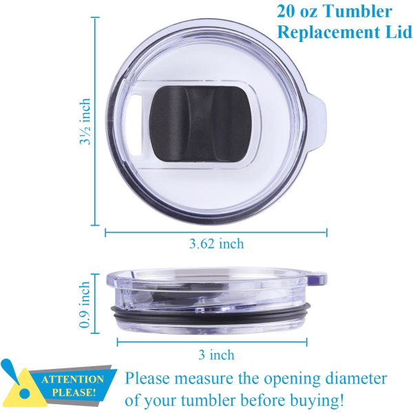 IC 20 Oz-2 erstatningslokk for Yeti-tumblere som Yeti