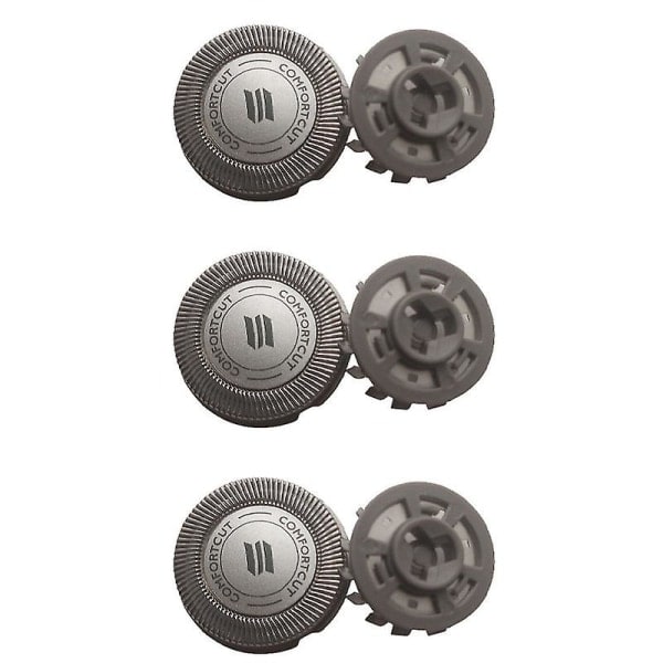 3 st utbytesrakhuvuden för Philips S1000 S1010 S1020 S1050