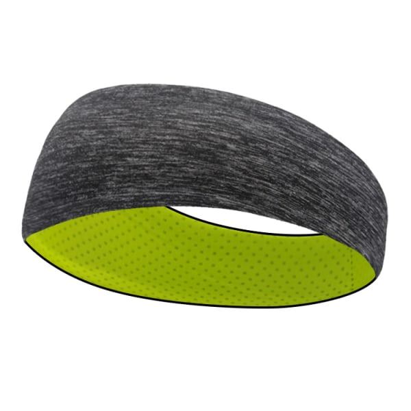 IC Sport Hårbånd Pannbånd Yoga Løping Fitness Pannbånd Mørkt 3 stk