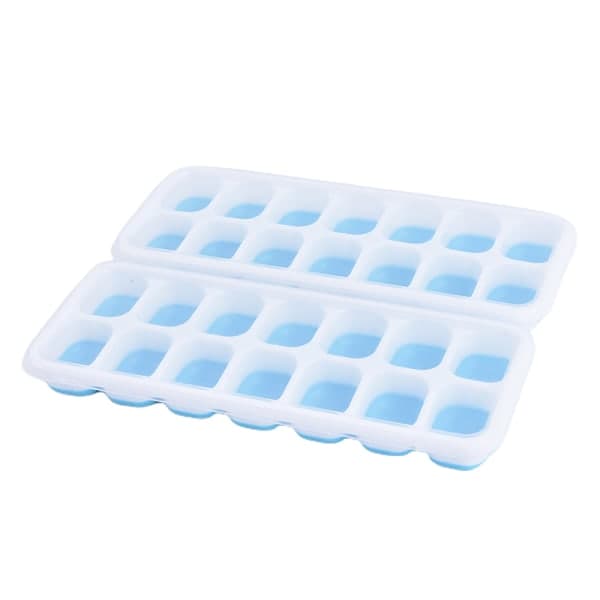 IC Silikon Isbitbricka Ices Jelly Maker Form med lock för