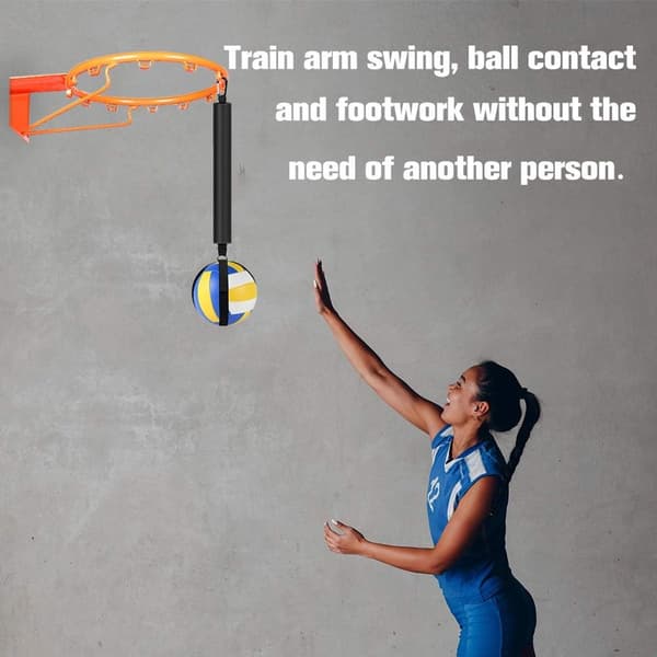 Spike Trainer - Volleyball - Solo Serve - Volleyball Attack - Training Aid - Serve - Arm Swing Technique - Spike Power