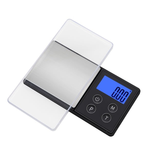 IC Opladeligt Digital Vægt 200 g / 0,01 g Sort Sort