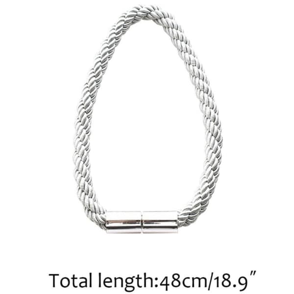 4x magneettiset verhonpidikkeet Minimalist (harmaa)