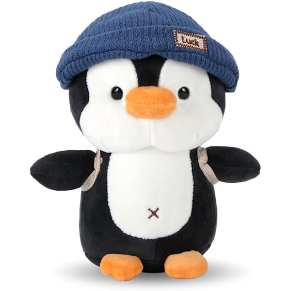 Stuffed Animal Penguin Plush Toy for Kids Soft Stuffed Toy for Cuddling and Playing Squishmallow Penguin Plush for Girls Boys (Blue 23cm)