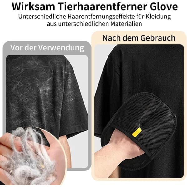 2-delt kæledyrshårplejehandsker – dobbeltsidede, genanvendelige, til sofa, møbler, tæpper