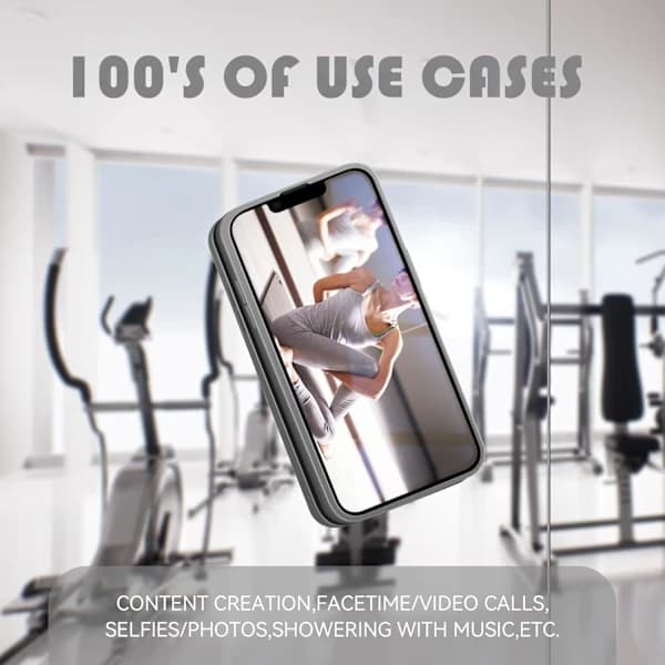 Silicone Cell Phone Mount with Adhesive, Suction Cup Phone Case Mount for iPhone and Android, Hands-Free Cell Phone Grip with Adhesive