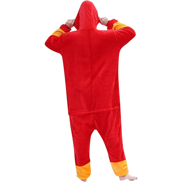 Onesies for kvinner, Onesies for voksne menn, Pyjamas-onesies, Enhjørning, Flanellpyjamas, Dyre-onesies, 3D hettegensere, Halloween, Julekostymer Iron man M