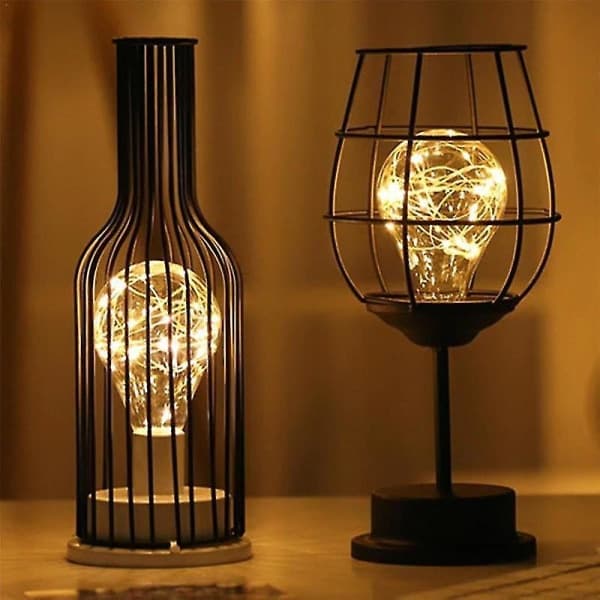 Taide LED-sängilamppu Työpöytävalaisin (viinipullo)