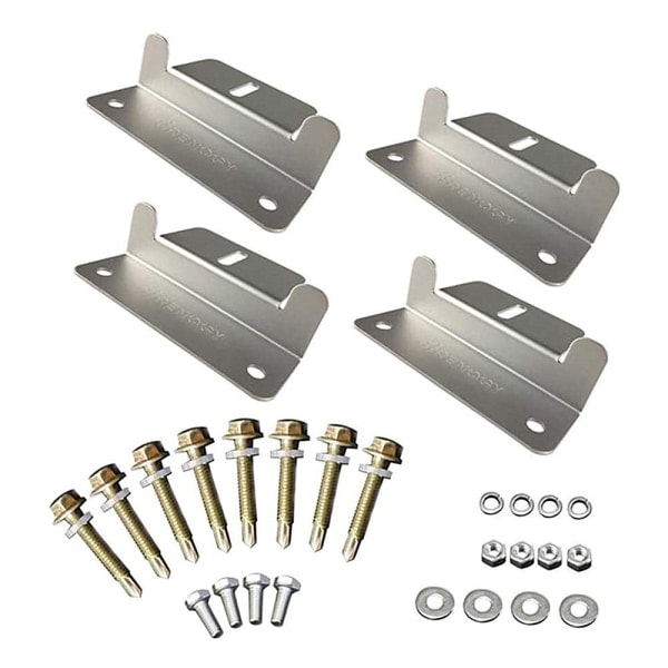 IC Z-typ solpanel monteringssats 4-pack 150W batterimodul