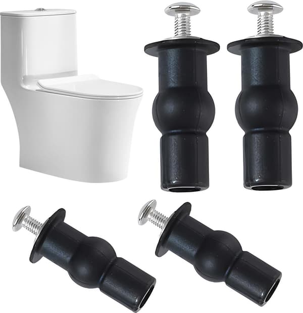 Pieces - Universal - Toilet Seat - Parts - for - Mounting Kit - Hinge Replacement Kit - Mounting Hardware