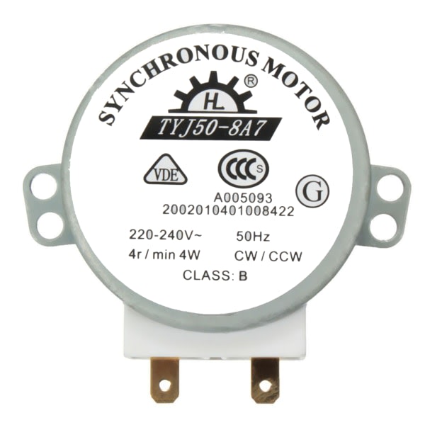 IC CW/CCW Mikrovågs skivspelare Vridbord Synkronmotor