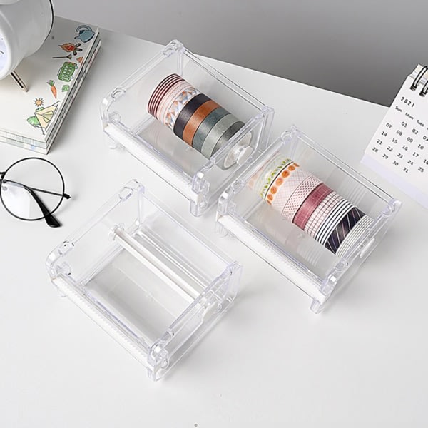 IC Masking Tape ter Washi Tape Storage Organizer ter Office Tape D clear onesize