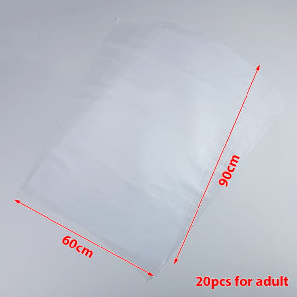 IC 20st Kläder Klänning Plagg Kostym Kappa Cover Protector Ward 20pcs för vuxna