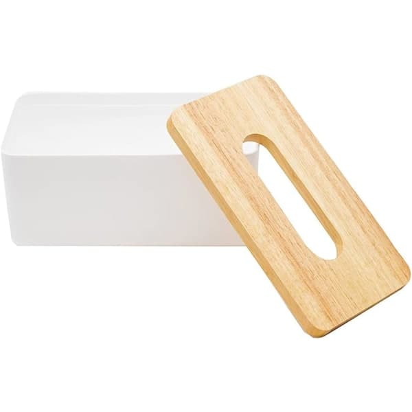 IC Rektangulær vevboks, bambus vevboks, sminkevevboks