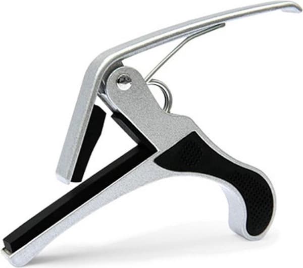 Guitar Capodaster - Capo - Guitar - Elektrisk - Akustisk - Aluminium - Sølv