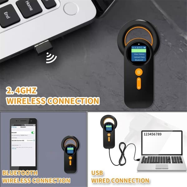 Bluetooth Kæledyrs Microchip Læser (2.4GHz Trådløs + Bluetooth + USB), Universal Dyre Tag Læser, Q30