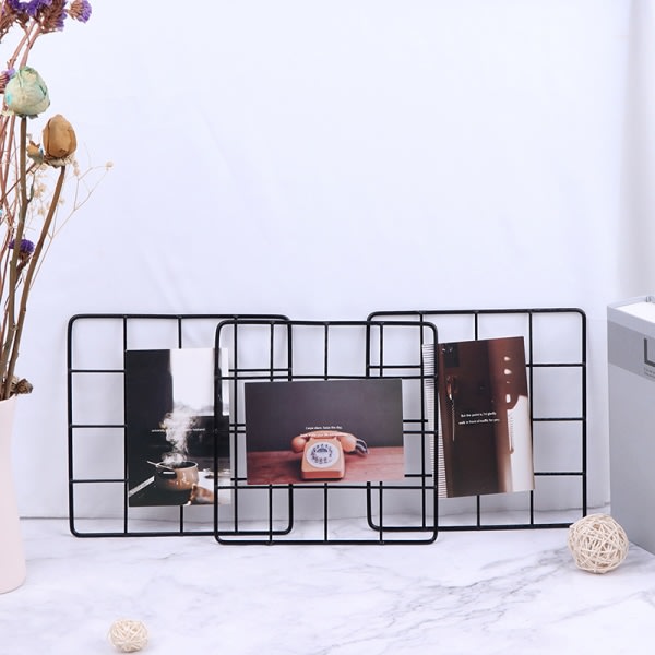 IC Rutnät DIY Väggfoton Vykort Väggkonst Display Mesh Organizer