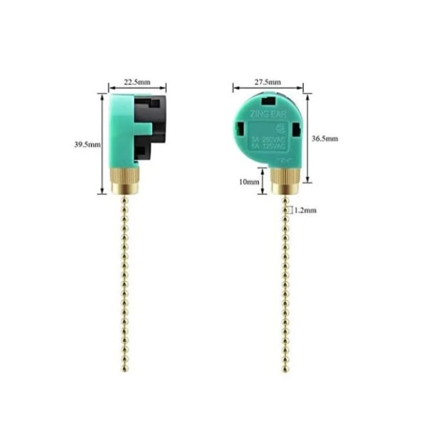 IC Byte af loftsventilatorhastighedsstyringer til loftsventilator, væglamper, skabsbelysning ZE-268S6 (3 stk)