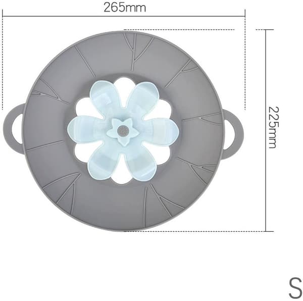 3-pack - storlekar - Silikon - spillsäkra - lock - Silikonlock - Mikrovågssäkra - matlock - Överkokningsskydd - Säkra - mjuka