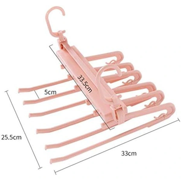 Multilayer Trousers Hanger Multifunctional Pants Hanger Trousers Hanging Rack Creative Foldable Storage Rack
